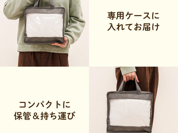 もちけっと　羽毛ひざ掛け　ダウンケットクォーターサイズ
