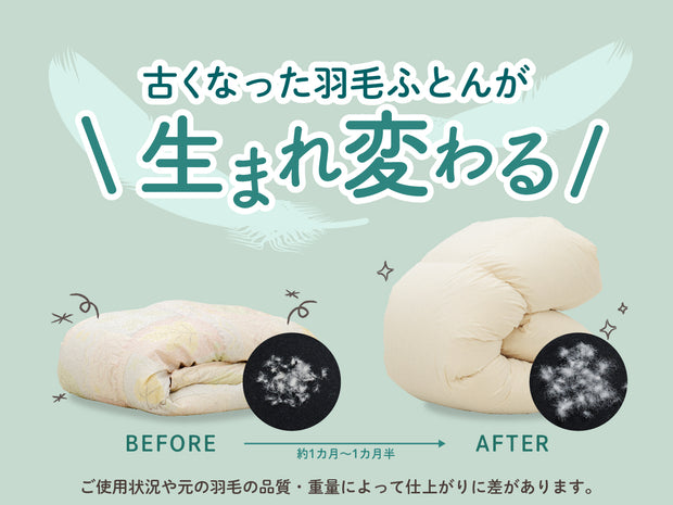 ふとん工房GuuG 羽毛掛けふとん クイーンサイズ Amazon｜【ふとん工房 グーグ】羽毛掛けふとん リ・ニュー